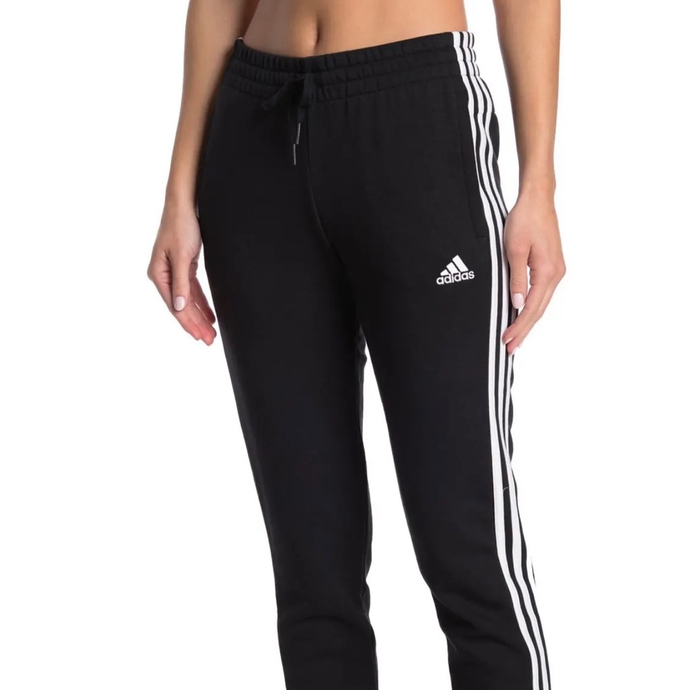 NWT Adidas women's essentials french terry 3-stripes pants